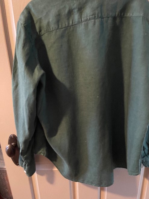 Eileen, Relaxed Button-Up Shirt, Dark Green – ReLoved by Frank