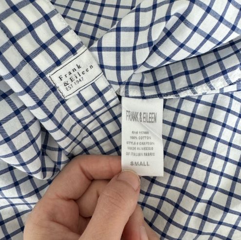 Grayson Button Down Shirt – ReLoved by Frank & Eileen