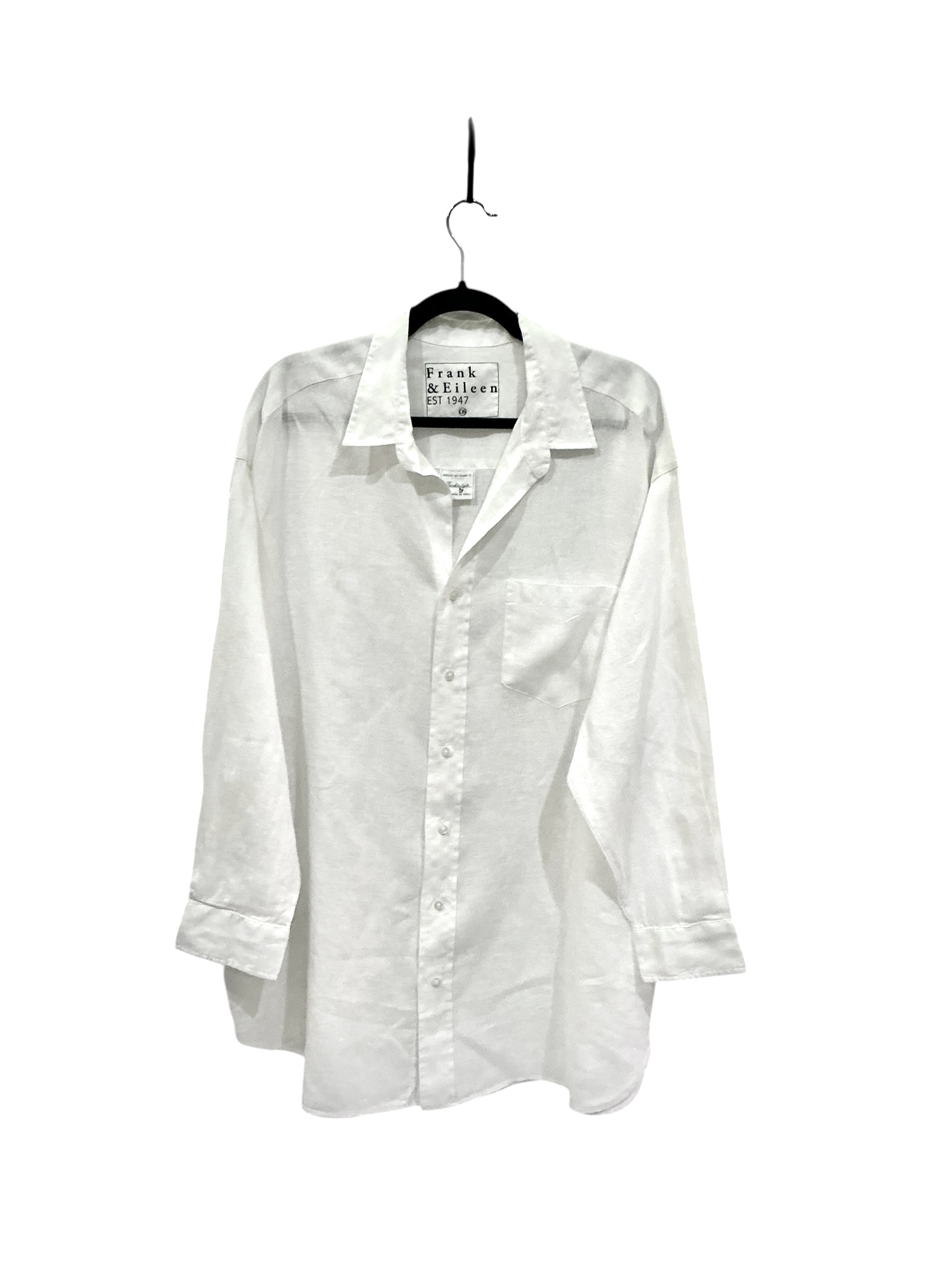 Mackenzie, One-Size Button-Up Shirt, White – ReLoved by Frank & Eileen
