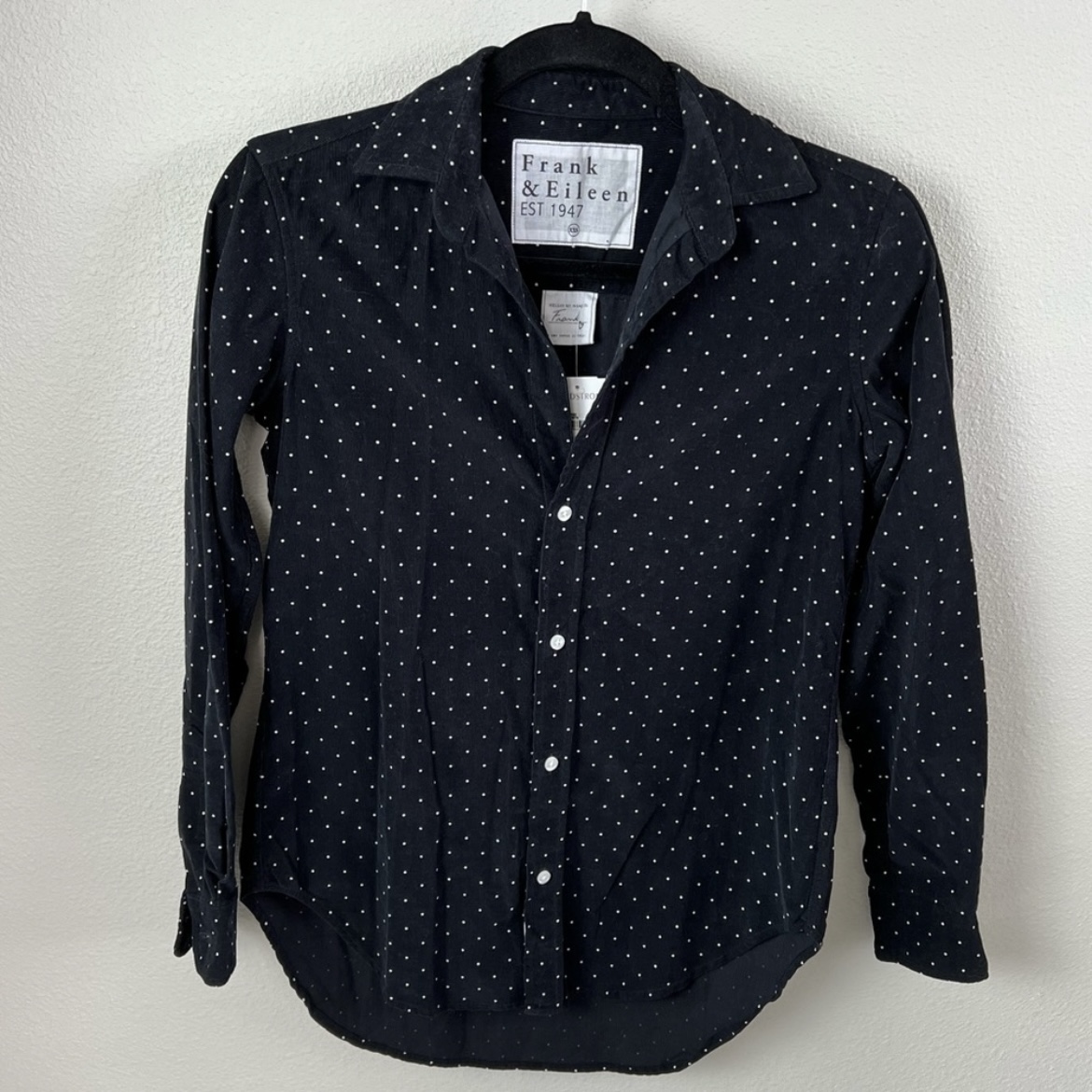 FRANK Black with White Dots, Corduroy – ReLoved by Frank & Eileen