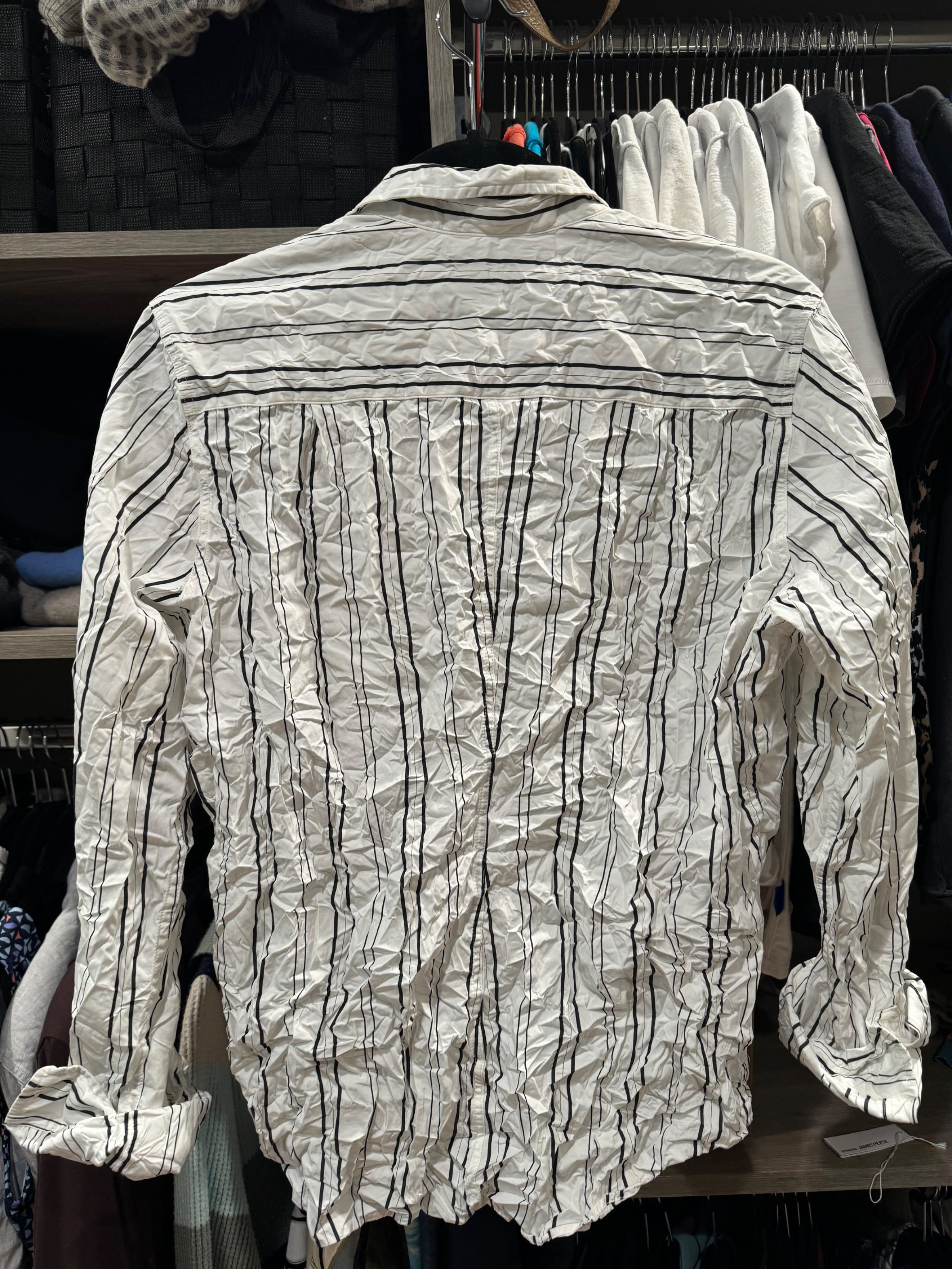 BARRY Black Stripe, Signature Crinkle – ReLoved by Frank