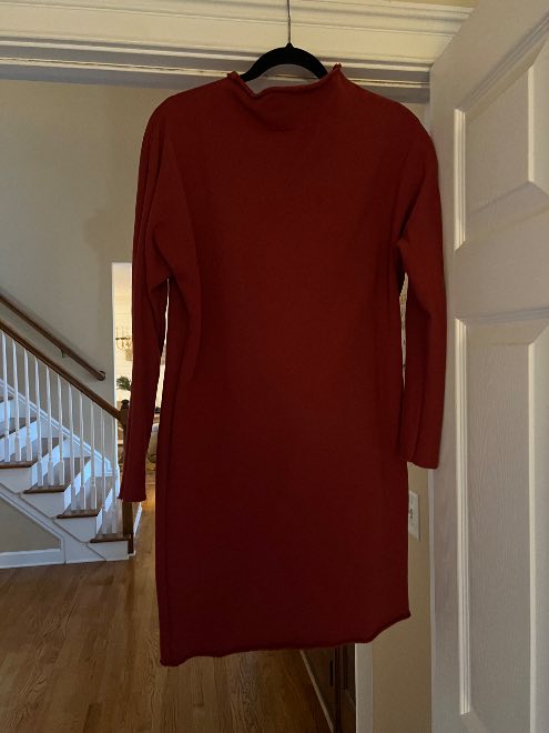 Izzie, Sweatshirt Party Dress, Red  ReLoved by Frank & Eileen
