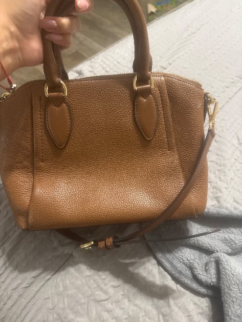 Sienna Medium Pebbled Leather Satchel