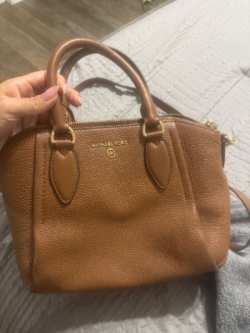 Sienna Medium Pebbled Leather Satchel