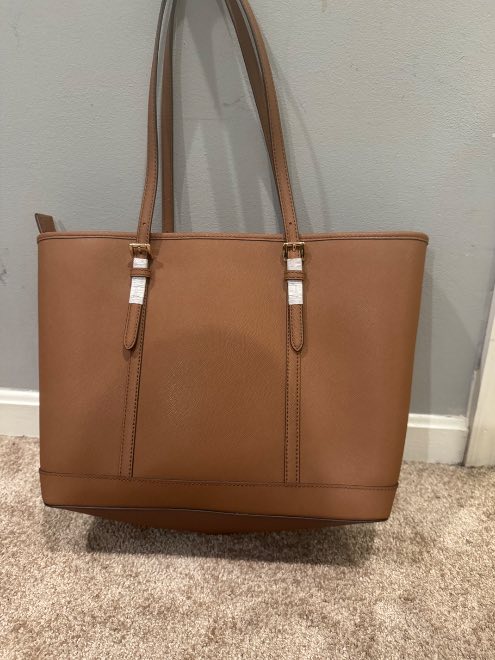 Jet Set Travel Large Saffiano Leather Tote Bag