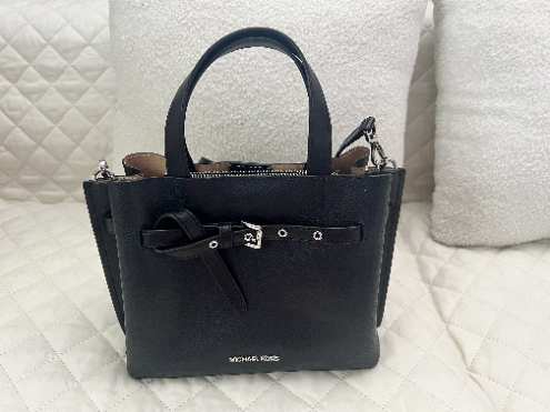Emilia Small Pebbled Leather Satchel